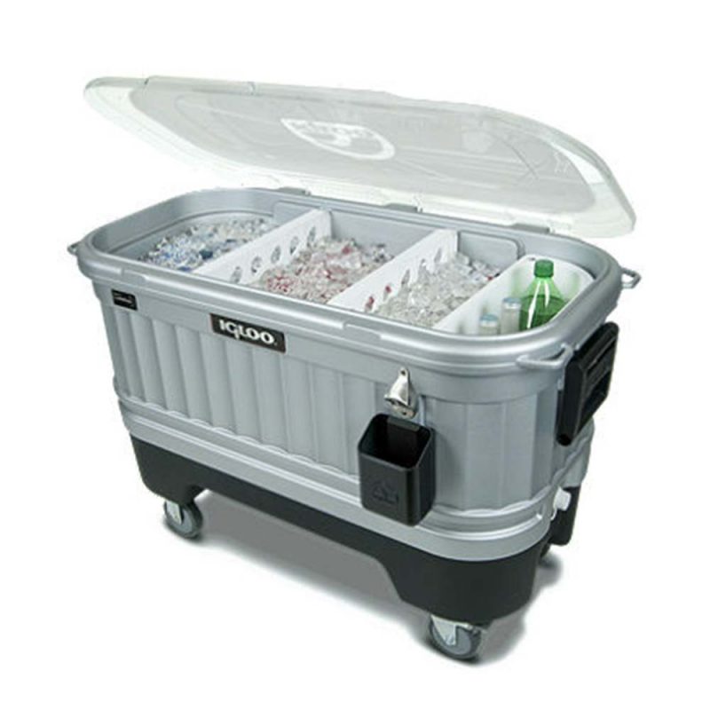 XL Cooler with Wheels Gray Trailer Events